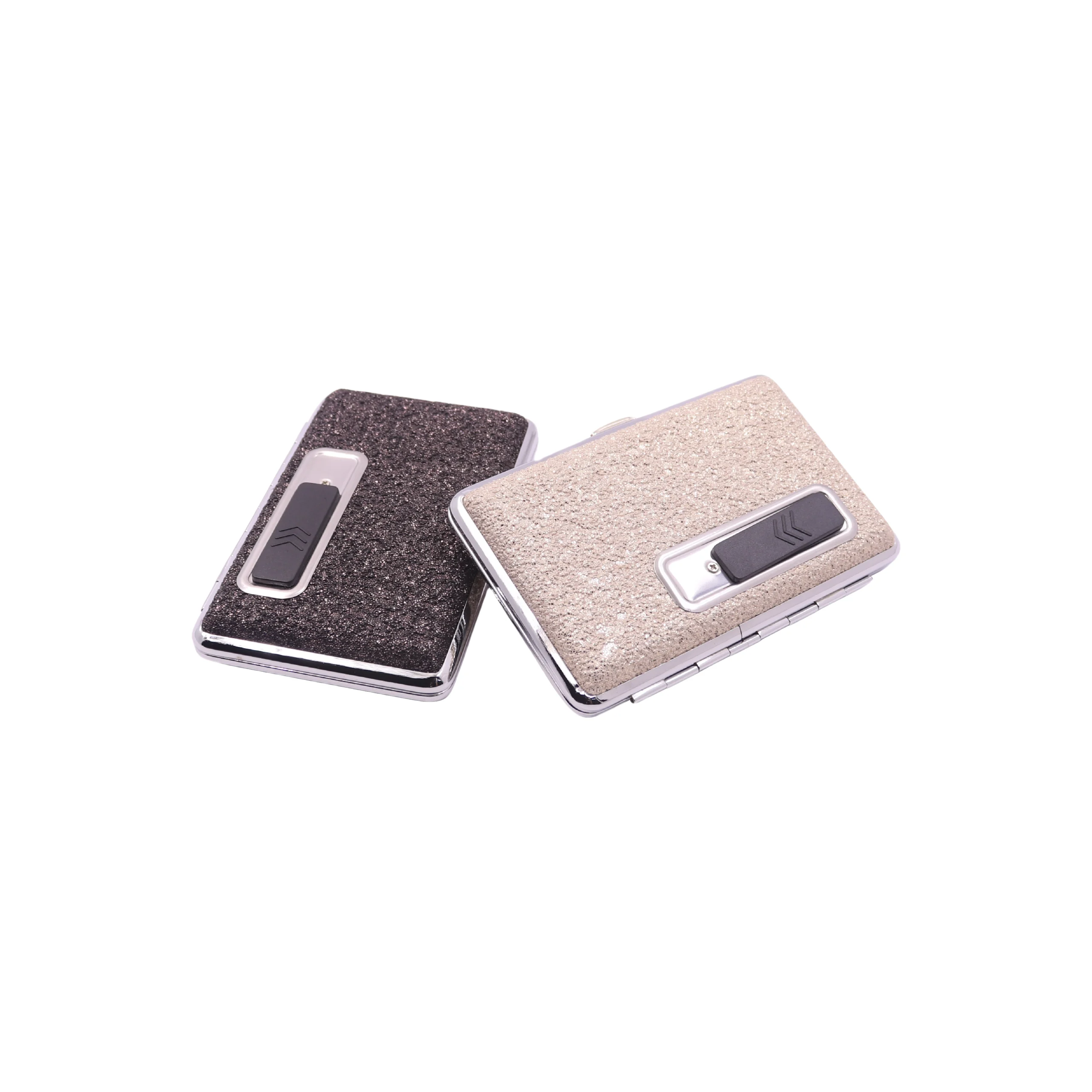 Metal Cigarette Case with Electric Lighter 2