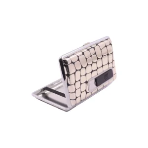 Metal Cigarette Case with Electric Lighter