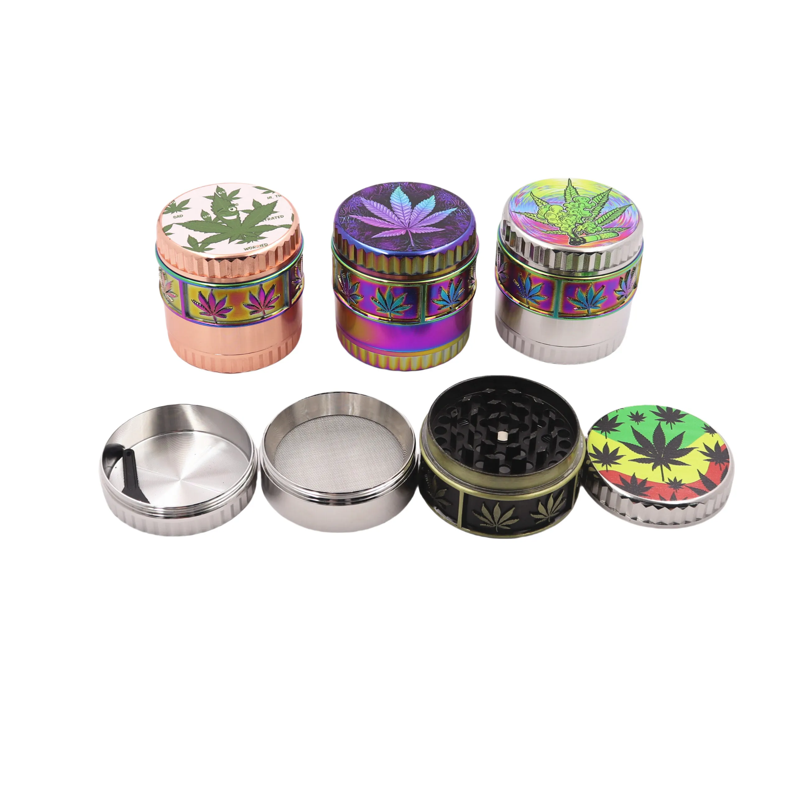 Custom 4 Piece Zinc Grinder