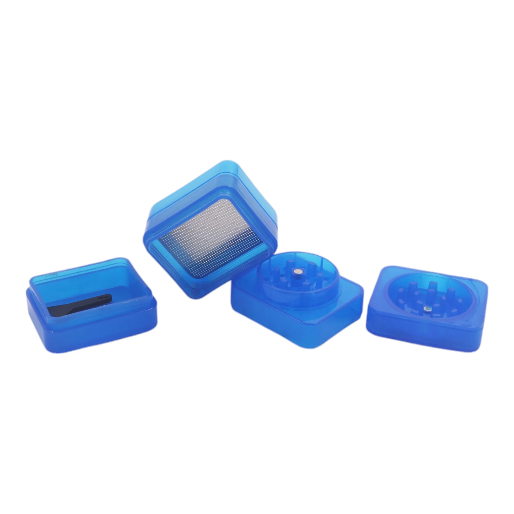 4 Parts Plastic Grinder With Magnet