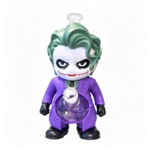 Cute Joker Character Water Pipe PVC Shell with Borosilicate Glass Chamber 11.81×5.91 Inch HSV21
