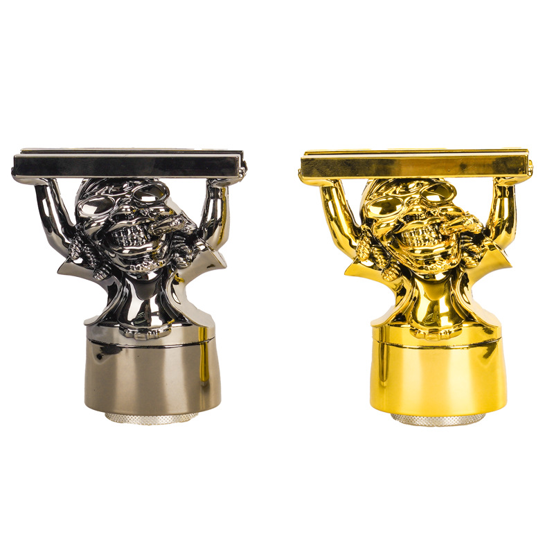 64mm 4-Layer Jamaica Weightlifter Man Herb Grinder, ZNG313D - Image 3