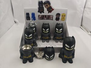 Mini Batman 4 Layer Dry Herb Grinder – Matte Acrylic & Zinc Alloy Spice Mill ZNG798