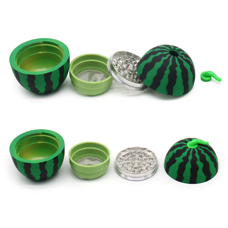 4-Layer Watermelon Shape Herb Spice Grinder, 76×93mm ZNG801
