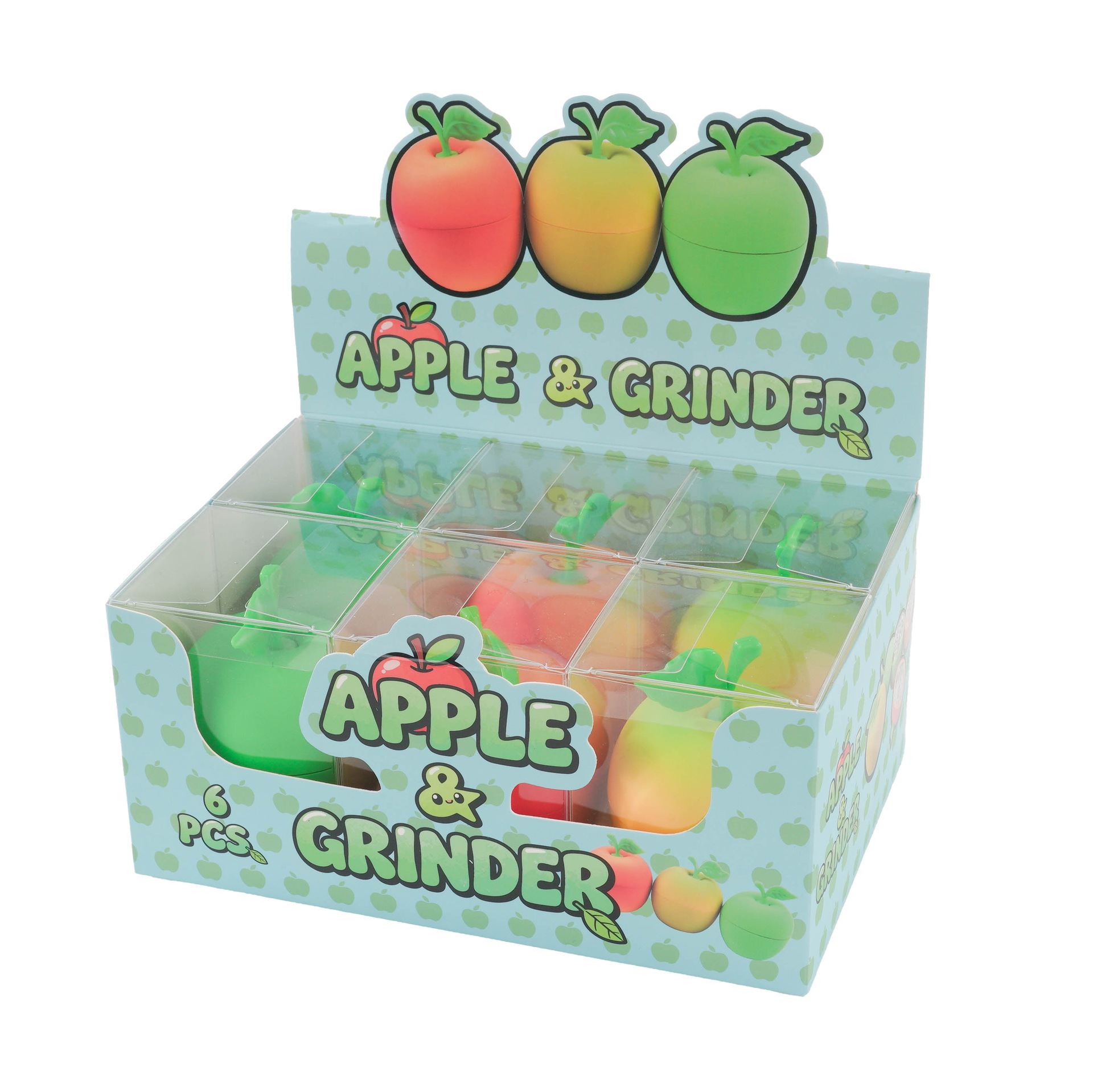 4-Layer Apple Shaped Herb Spice Grinder, 77×100mm ZNG802