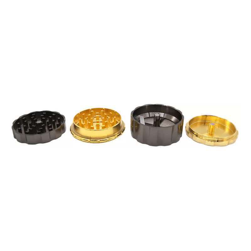 55mm 4-Part Zinc Alloy Tobacco Herb Grinder ZNG854 - Image 6