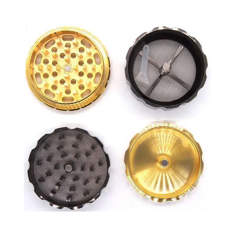 55mm 4-Part Zinc Alloy Tobacco Herb Grinder ZNG854 - Image 7