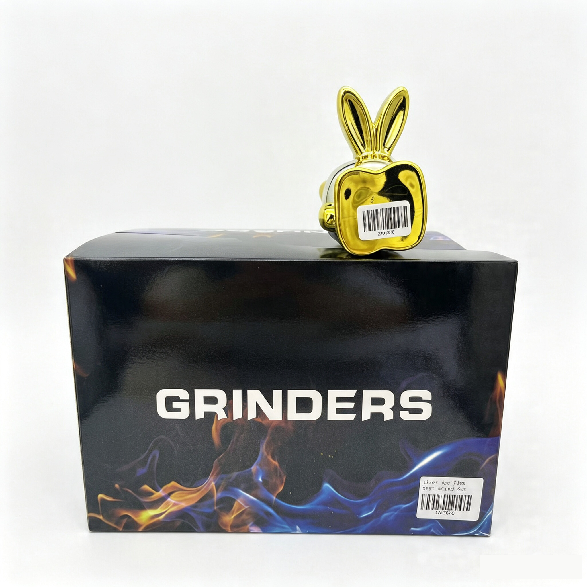 70×170mm 4 Layer Mirror Electroplated Bunny Zinc Alloy Herb Grinder ZNG876 - Image 11