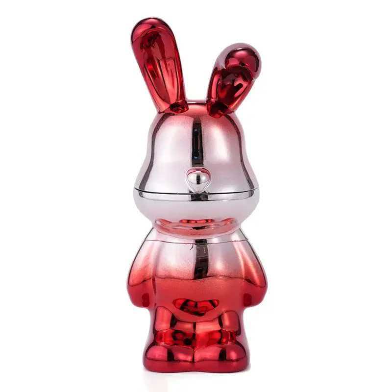 70×170mm 4 Layer Mirror Electroplated Bunny Zinc Alloy Herb Grinder ZNG876 - Image 6