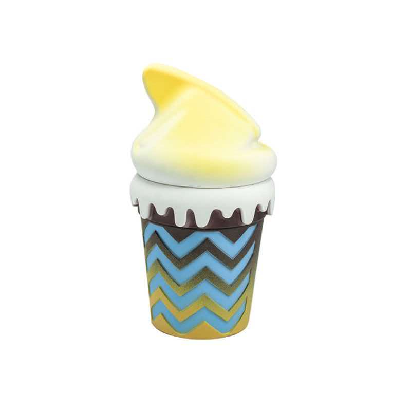 73x134mm Cute Ice Cream Cup 4-Layer Zinc Alloy Herb Grinder ZNG888 - Image 3