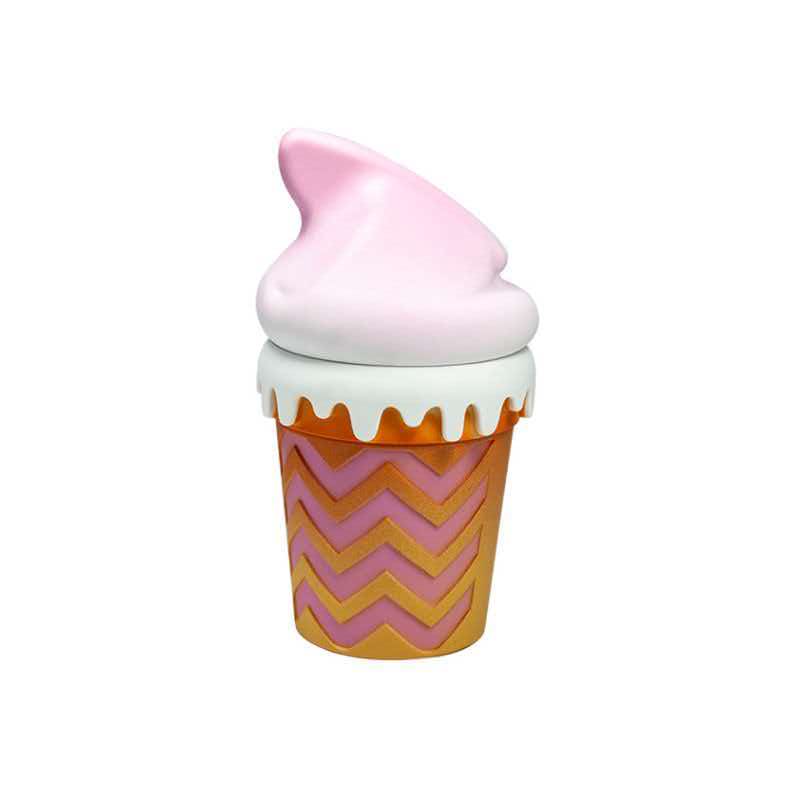 73x134mm Cute Ice Cream Cup 4-Layer Zinc Alloy Herb Grinder ZNG888 - Image 4