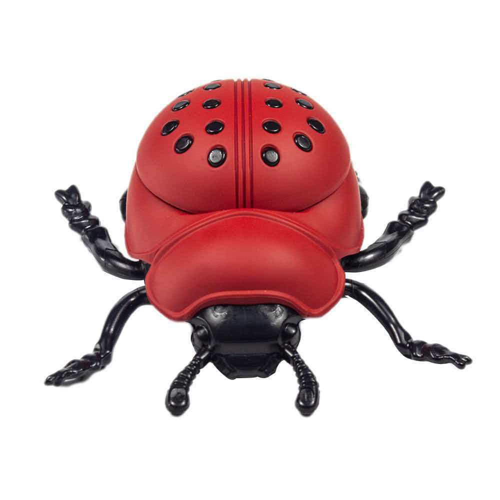 110×130×53mm Novelty 3D Ladybug Beetle 4-Layer Zinc Alloy Herb Grinder ZNG893 - Image 4