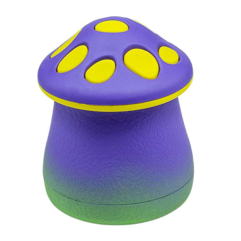 55×67mm Cute Spotted Mushroom 4-Layer Zinc Alloy Herb Grinder ZNG897 - Image 5