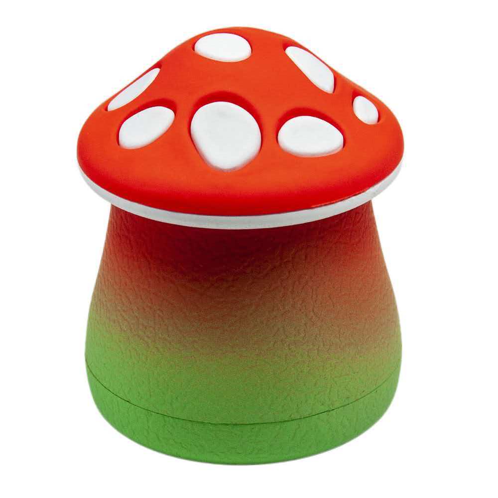 55×67mm Cute Spotted Mushroom 4-Layer Zinc Alloy Herb Grinder ZNG897 - Image 7