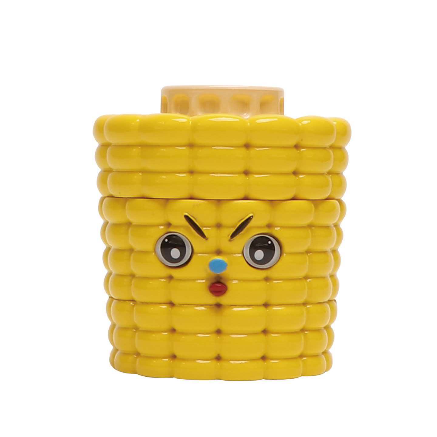 65x71mm Cute Corn Shaped Herb Grinder 4 Layer Zinc Alloy Tobacco Grinder ZNG899 - Image 4