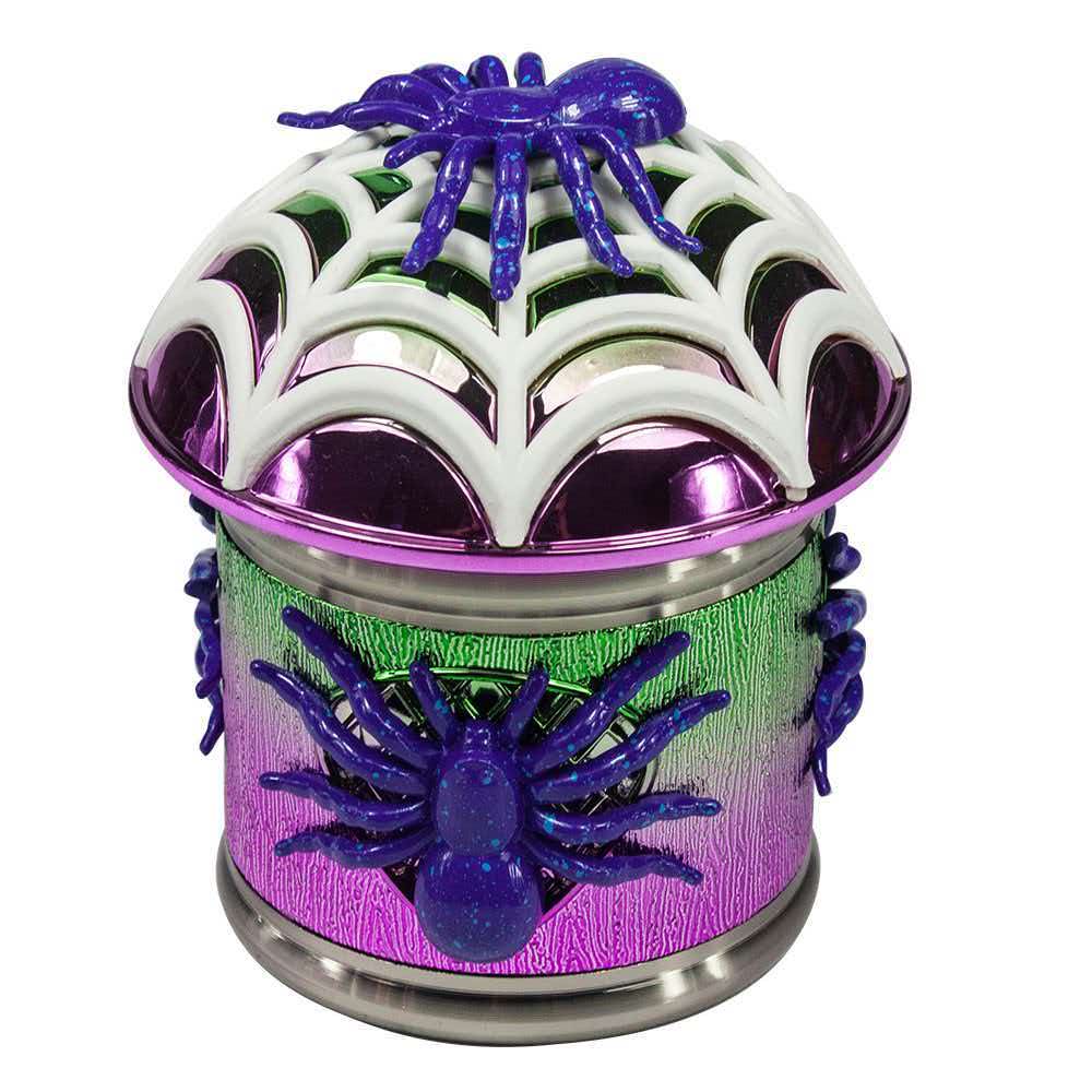 80x92mm Gothic 3D Spider Web Herb Grinder 4 Layer Zinc Alloy Tobacco Spice Grinder ZNG900 - Image 6
